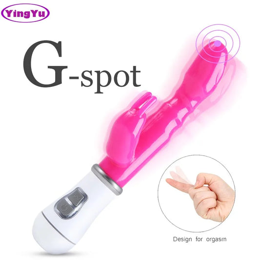 12 velocidades Vibrador Rabbit Speed Strong, Estimulador de Clitóris, Massageador do Ponto G, Brinquedos Sexuais para Mulheres Masturbador Feminino Sex Shop